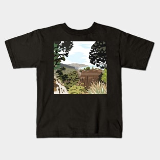 Gore Bay, NZ by Ira Mitchell-Kirk Kids T-Shirt